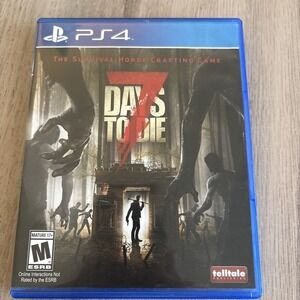 7 Days to Die‎ (Sony PlayStation 4, PS4, 2016) - Game Disc And Case - Tested